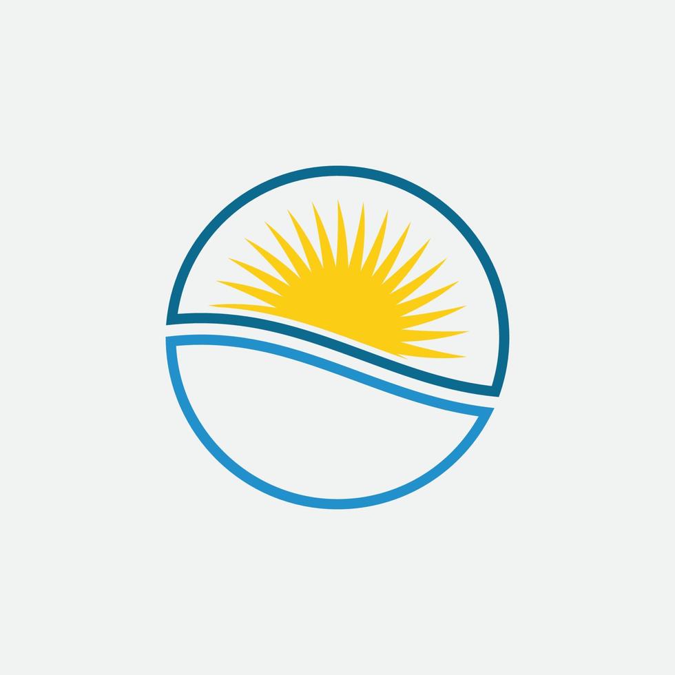 Sun Vector illustration Icon