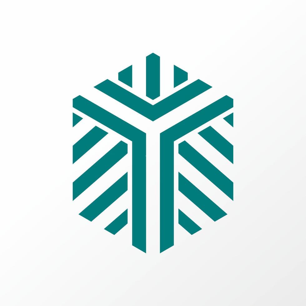 Simple and unique Letter or word Y font in 3D hexagon line image graphic icon logo design abstract concept vector stock. Can be used as a symbol related to motif or initial