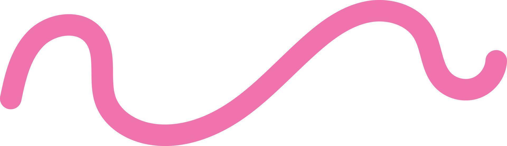 Wavy line doodle vector