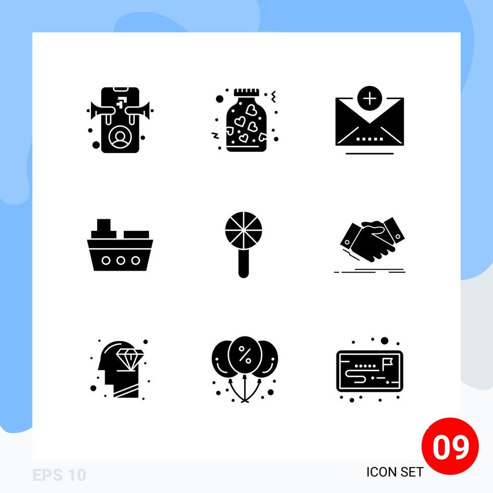 9 Creative Icons Modern Signs and Symbols of infancy baby rattle add vehicles marine Editable Vector Design Elements