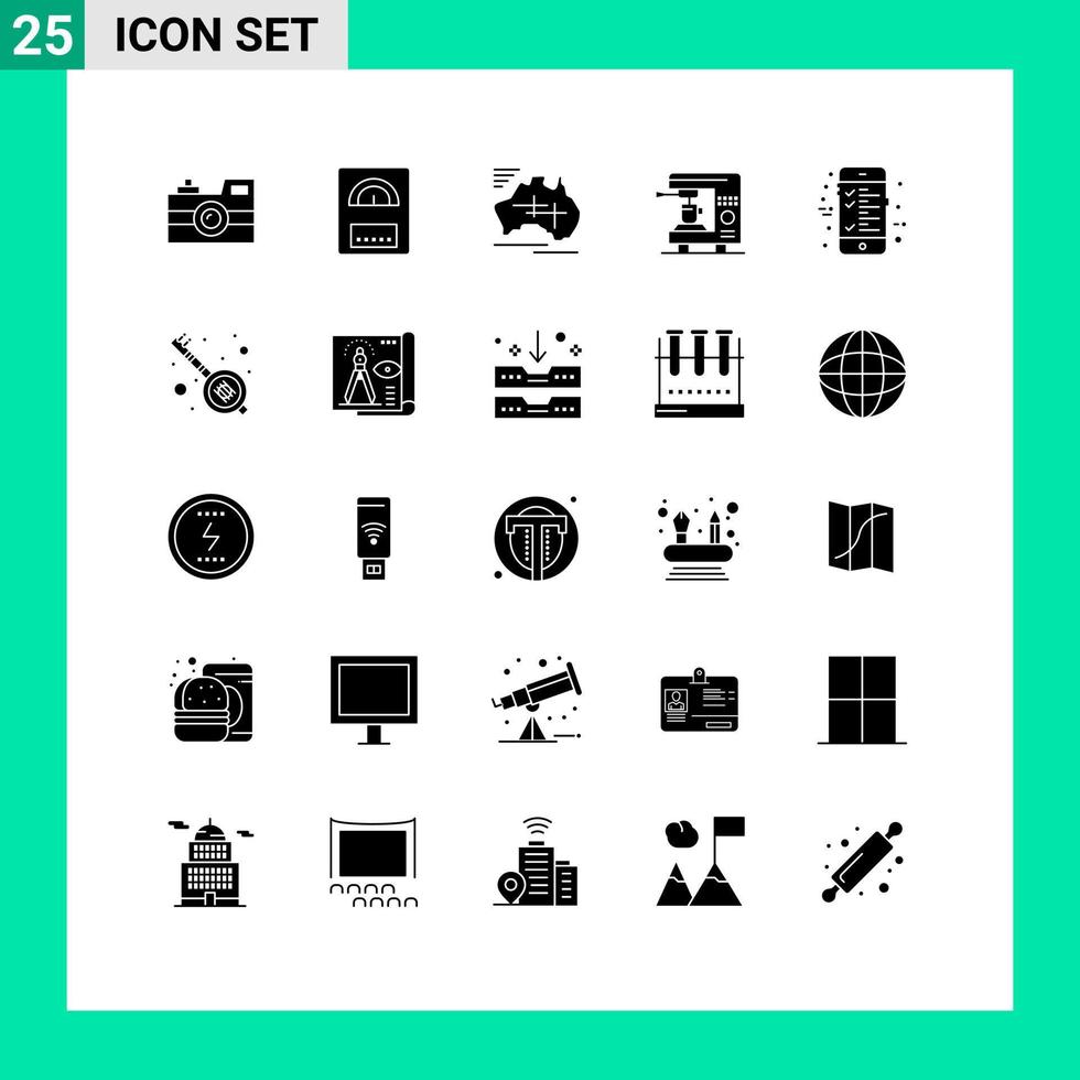 25 Creative Icons Modern Signs and Symbols of bill home australia electric vacation Editable Vector Design Elements