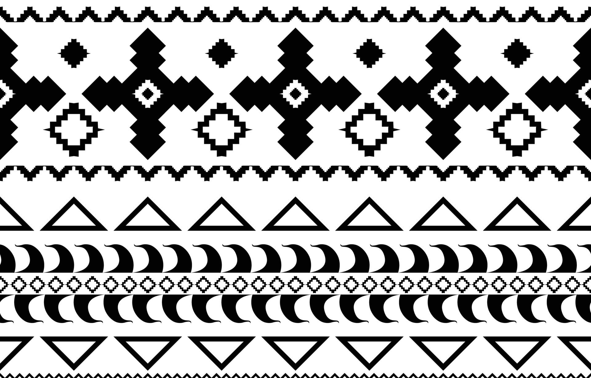 african-tribal-black-and-white-abstract-ethnic-geometric-pattern