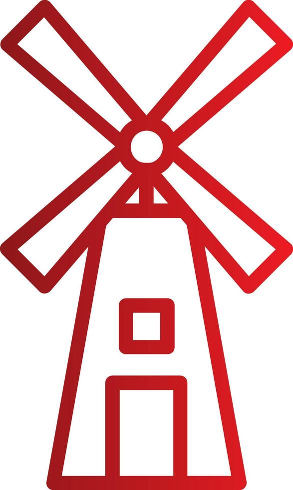 Windmill Vector Icon