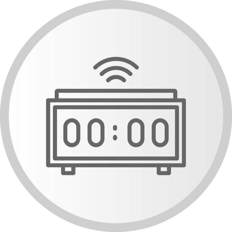 Digital Clock Vector Icon