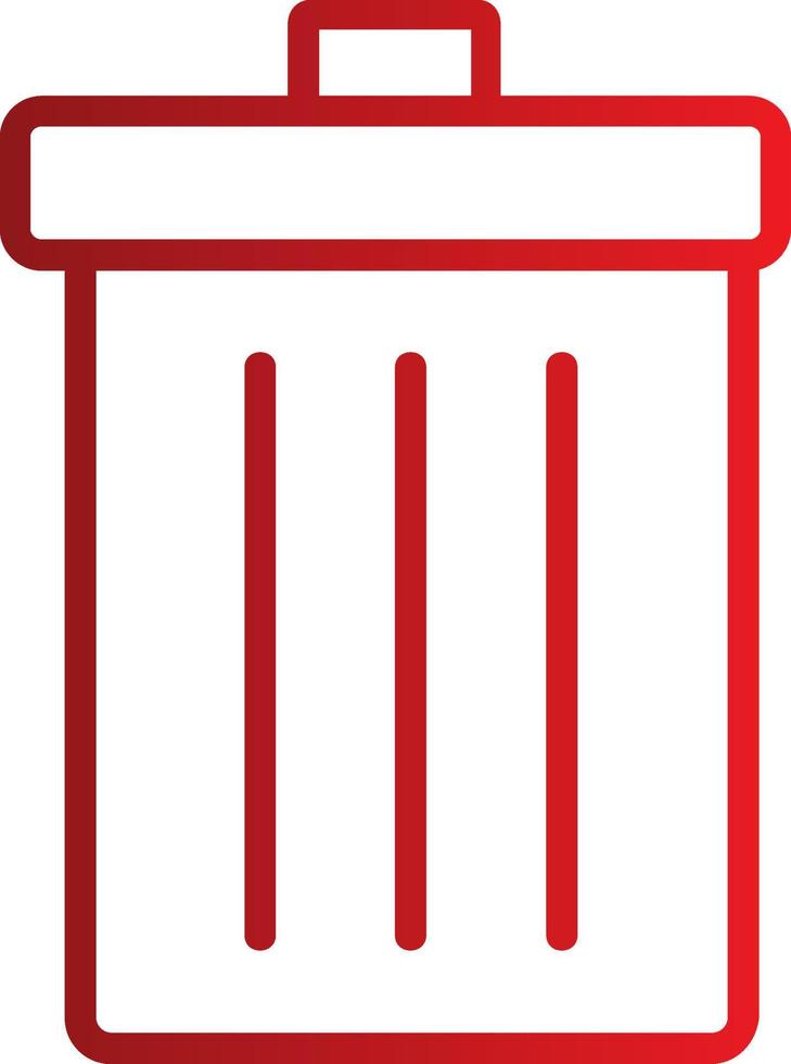 Trash Bin Vector Icon