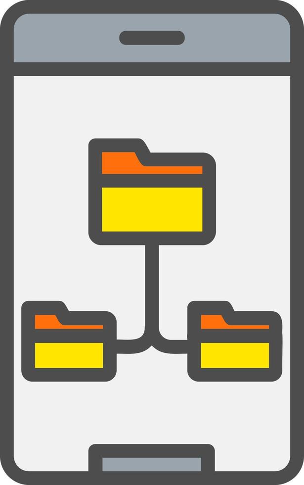 Root Directory Vector Icon