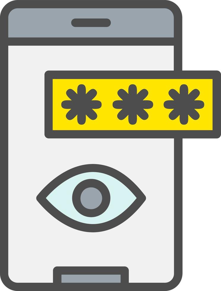 Show Password Vector Icon
