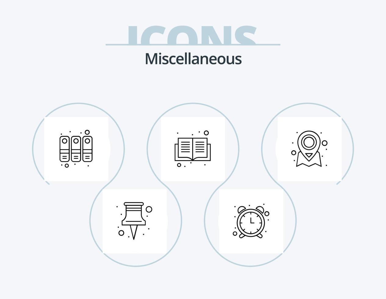 Miscellaneous Line Icon Pack 5 Icon Design. map. calendar. pc. computer vector