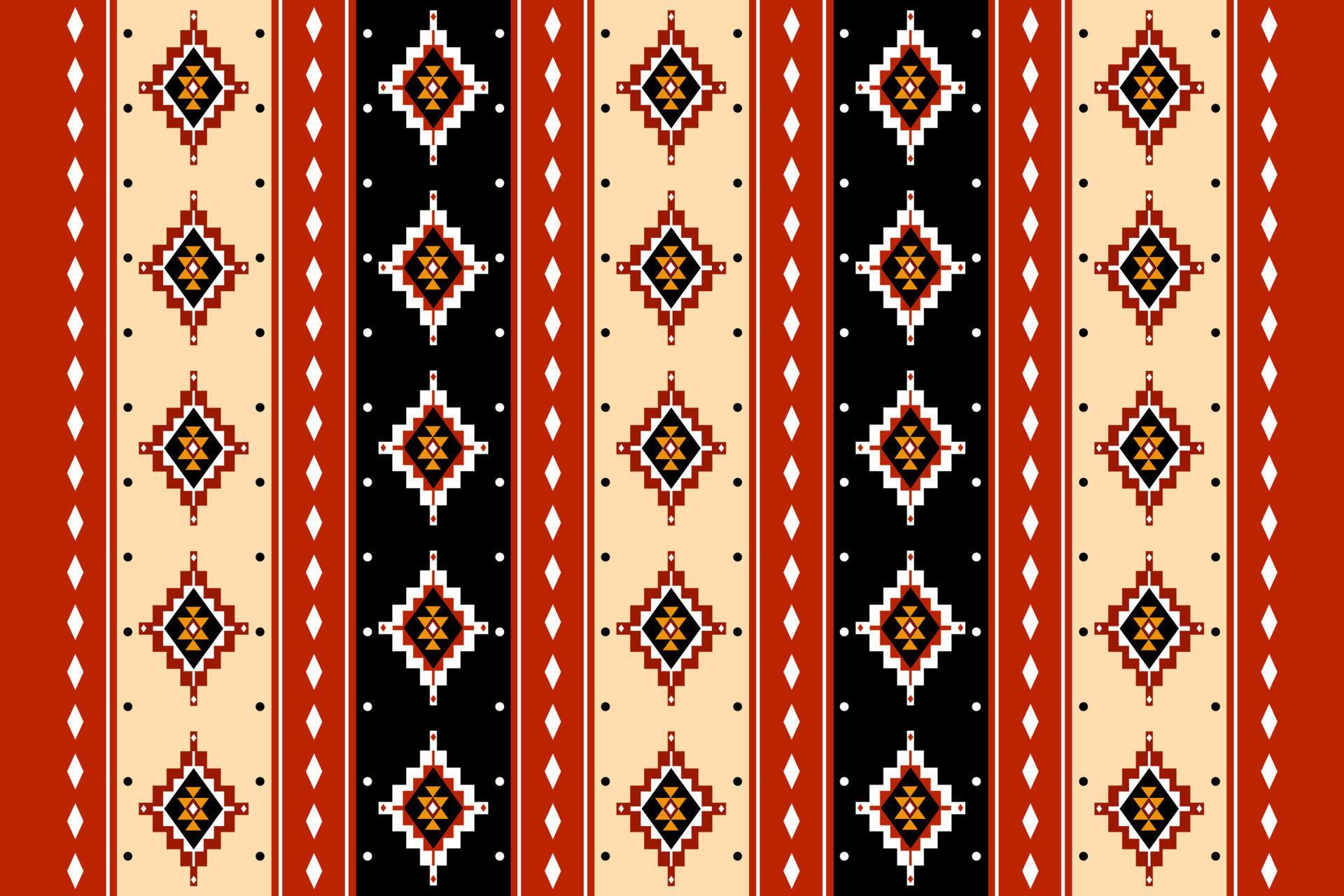 Geometric ethnic oriental seamless pattern traditional Design for