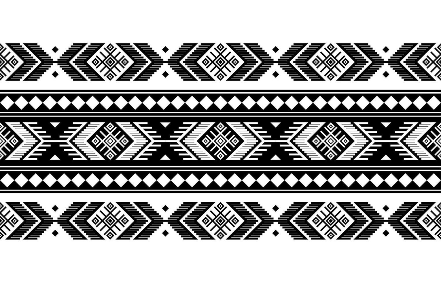 Geometric ethnic oriental seamless pattern traditional Design for background, carpet, wallpaper, clothing, wrapping, batik, fabric, Vector, illustration, embroidery style. vector