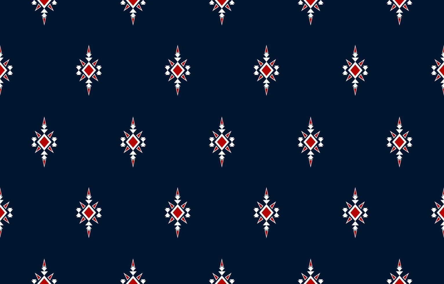 Geometric ethnic oriental seamless pattern traditional Design for background, carpet, wallpaper, clothing, wrapping, batik, fabric, Vector, illustration, embroidery style. vector