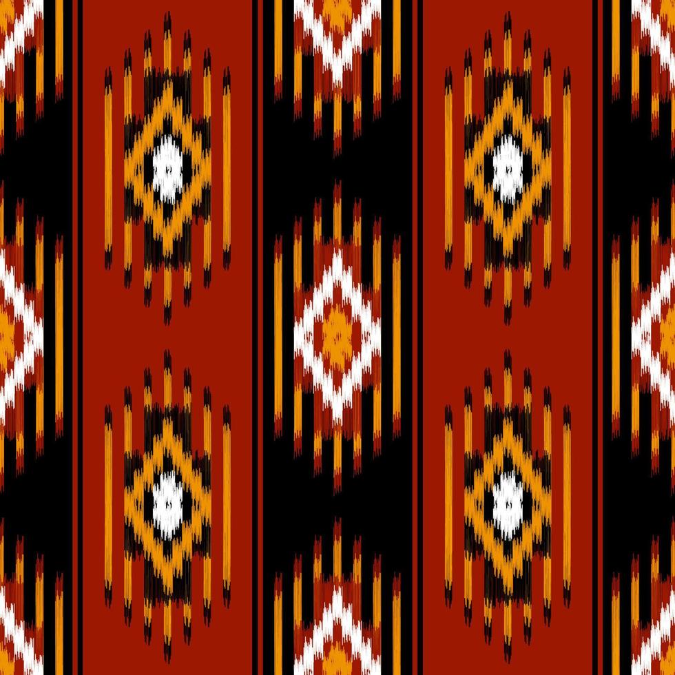 Geometric ethnic oriental seamless pattern traditional Design for background, carpet, wallpaper, clothing, wrapping, batik, fabric, Vector, illustration, embroidery style. vector