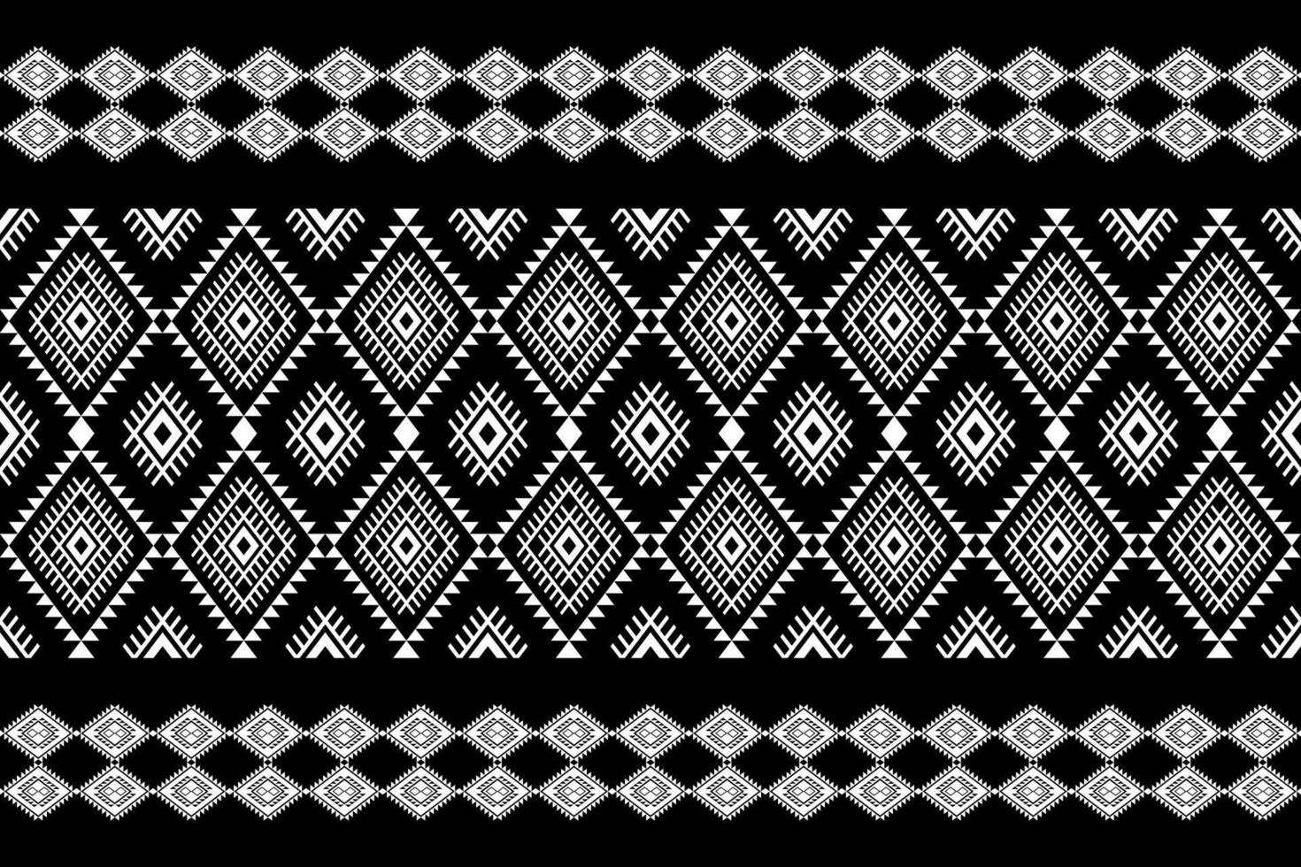 Geometric ethnic oriental seamless pattern traditional Design for background, carpet, wallpaper, clothing, wrapping, batik, fabric, Vector, illustration, embroidery style. vector
