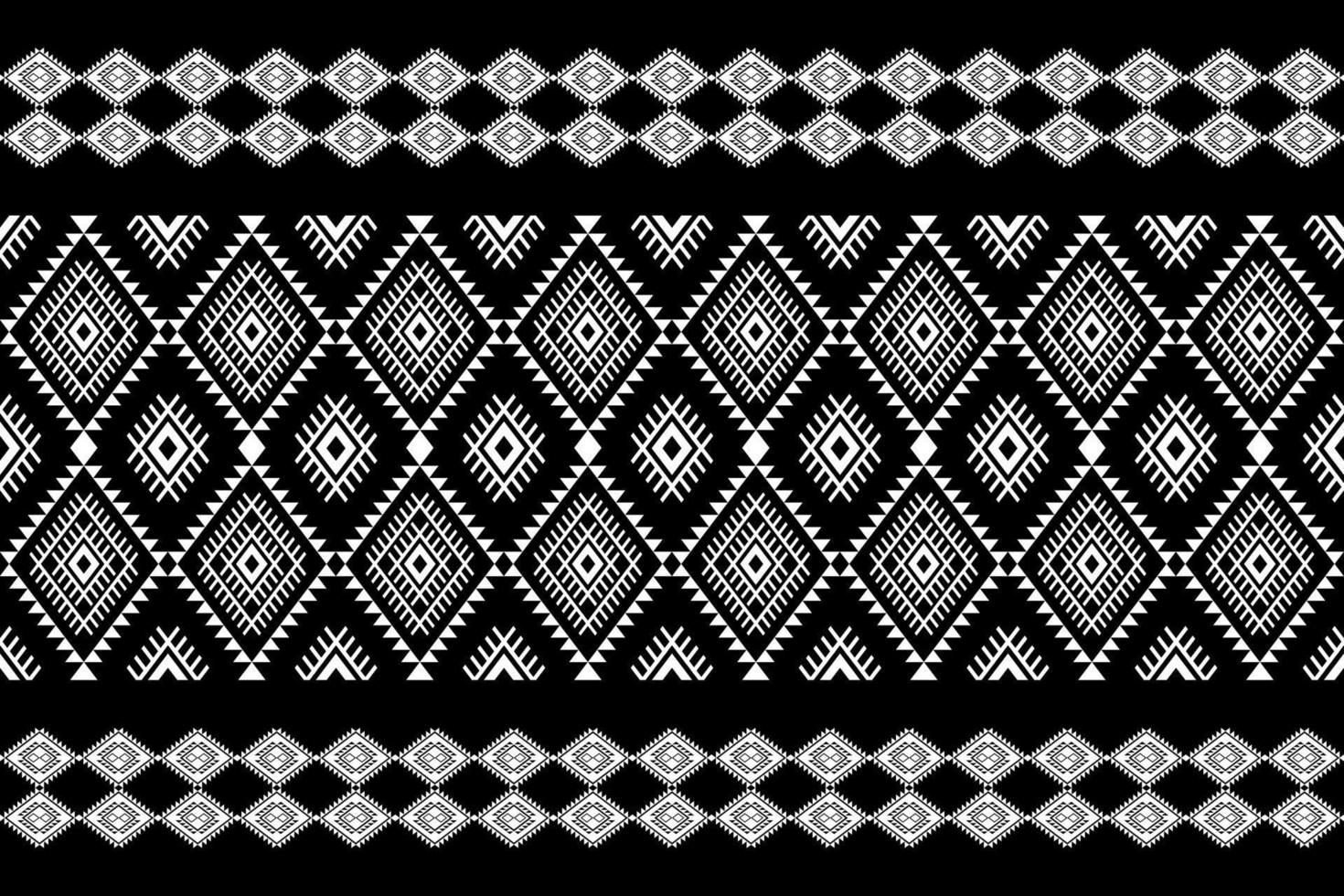 Geometric ethnic oriental seamless pattern traditional Design for background, carpet, wallpaper, clothing, wrapping, batik, fabric, Vector, illustration, embroidery style. vector