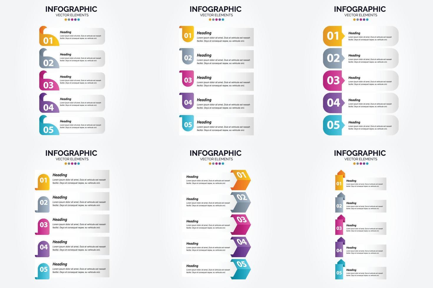 use este conjunto de infografías de ilustración vectorial para hacer su publicidad en folletos. volantes y revistas más atractivas. vector