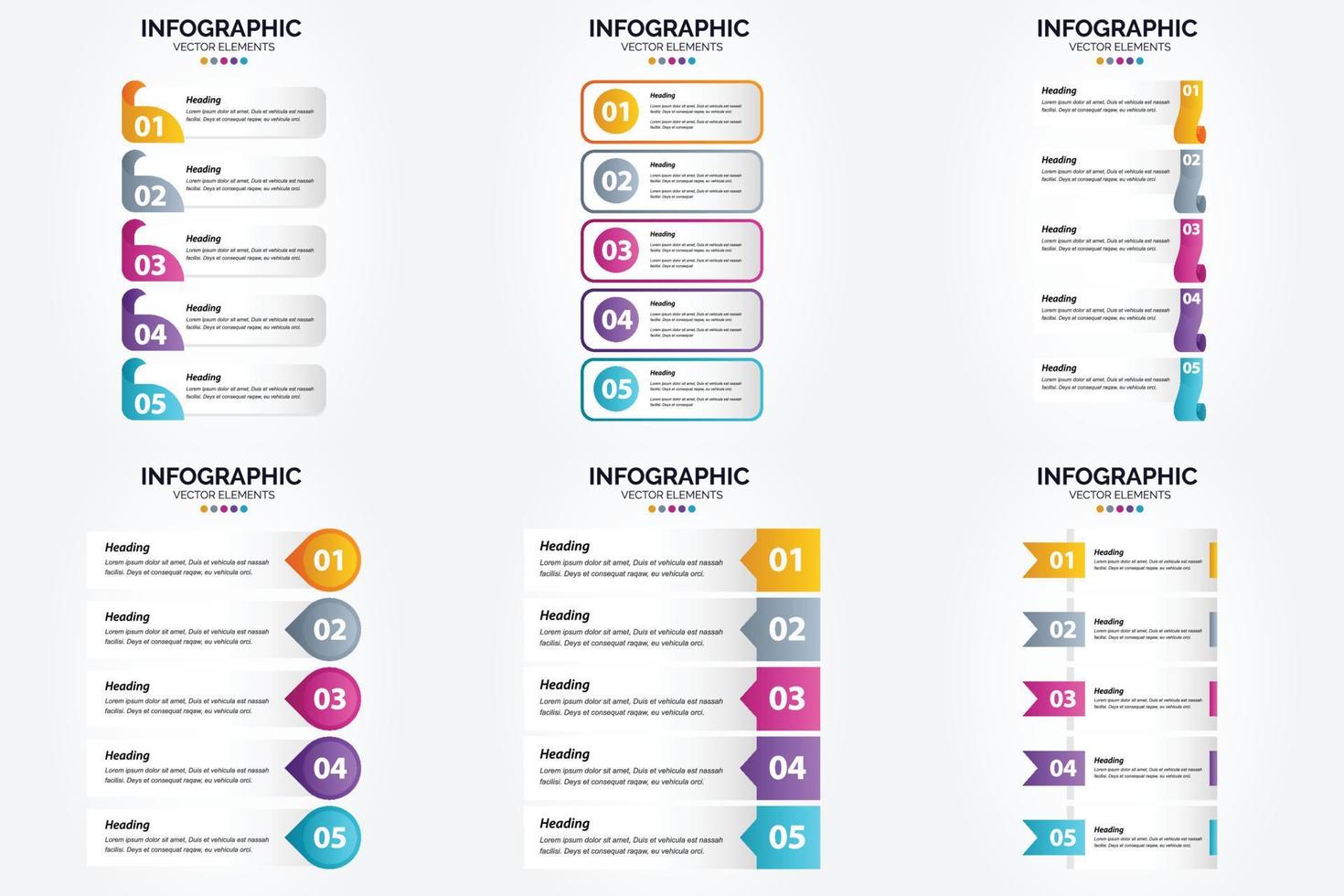 Use this set of vector infographics for advertising in a brochure. flyer. or magazine.