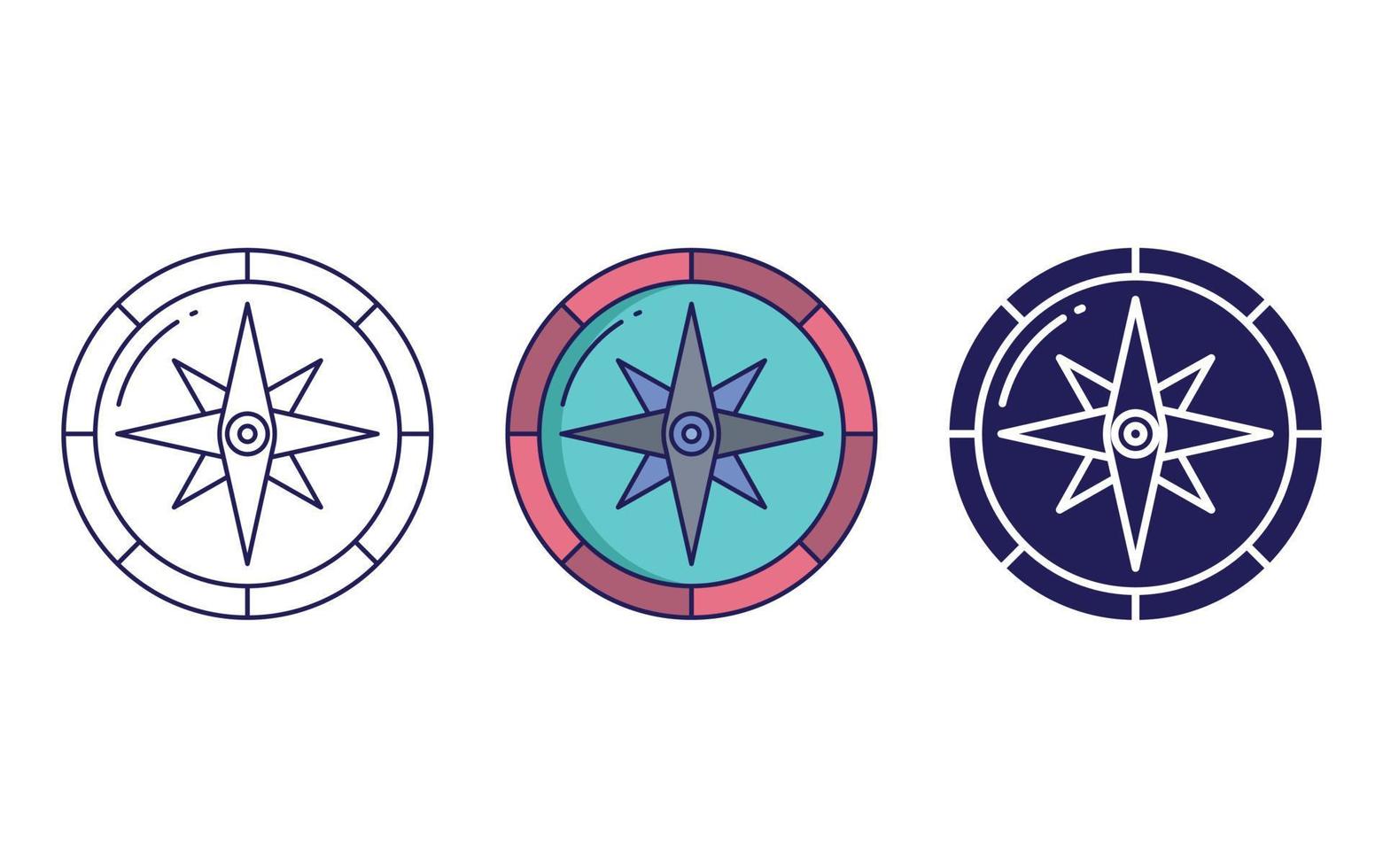 Compass vector icon