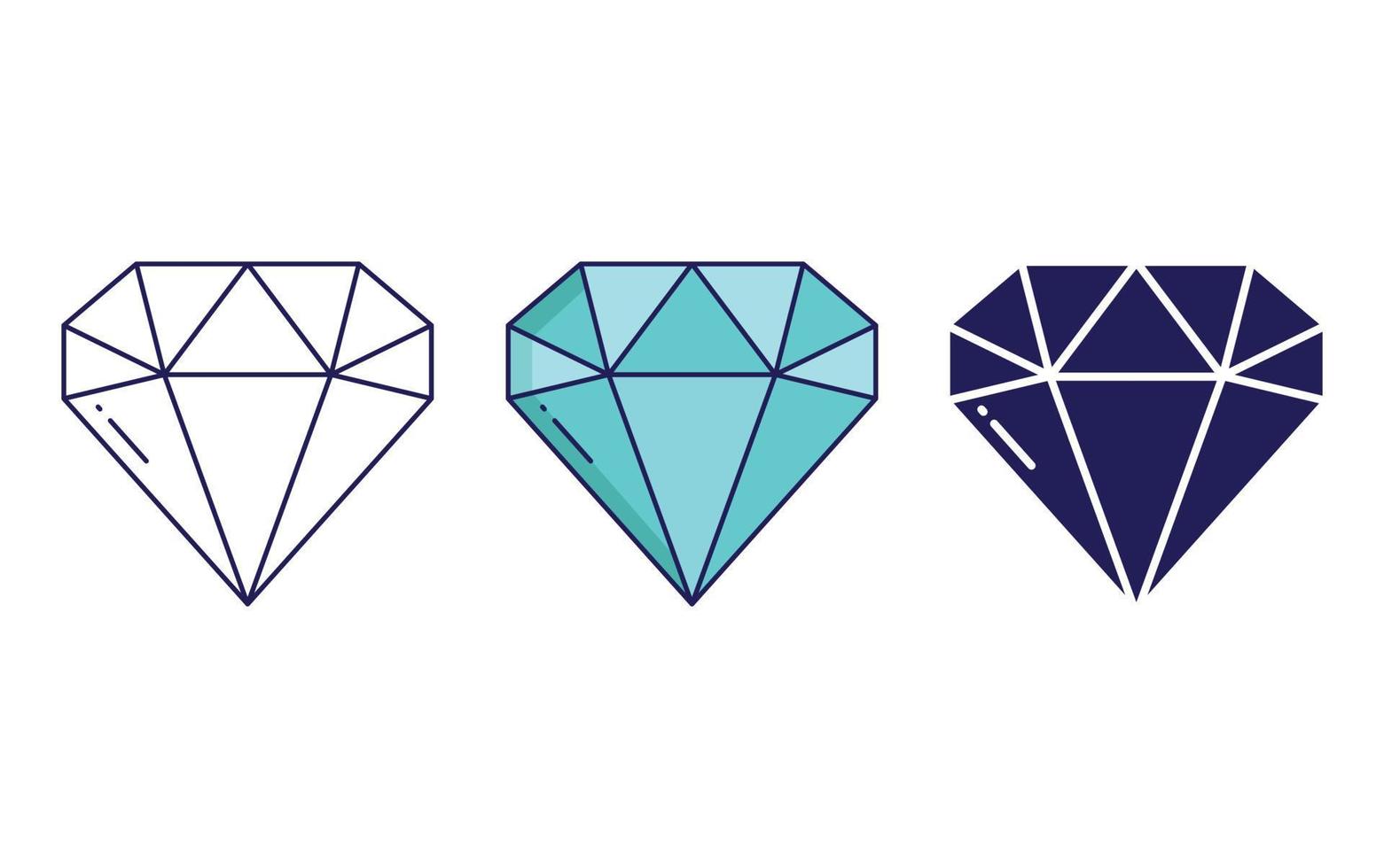 Dimond vector icon