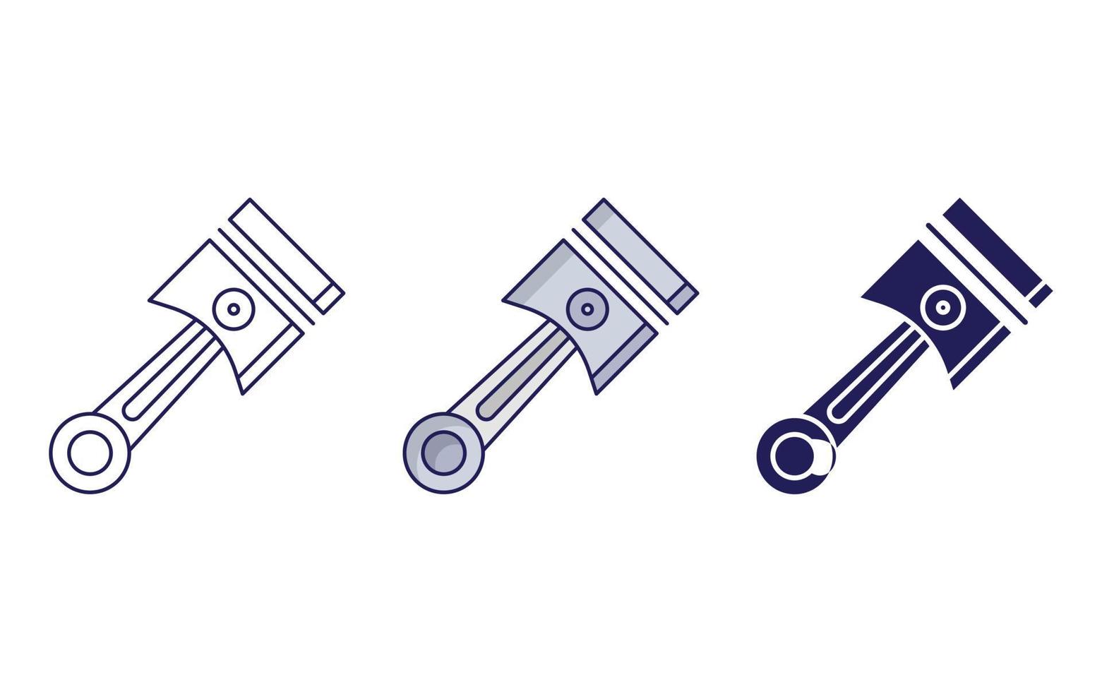 Car Piston icon vector