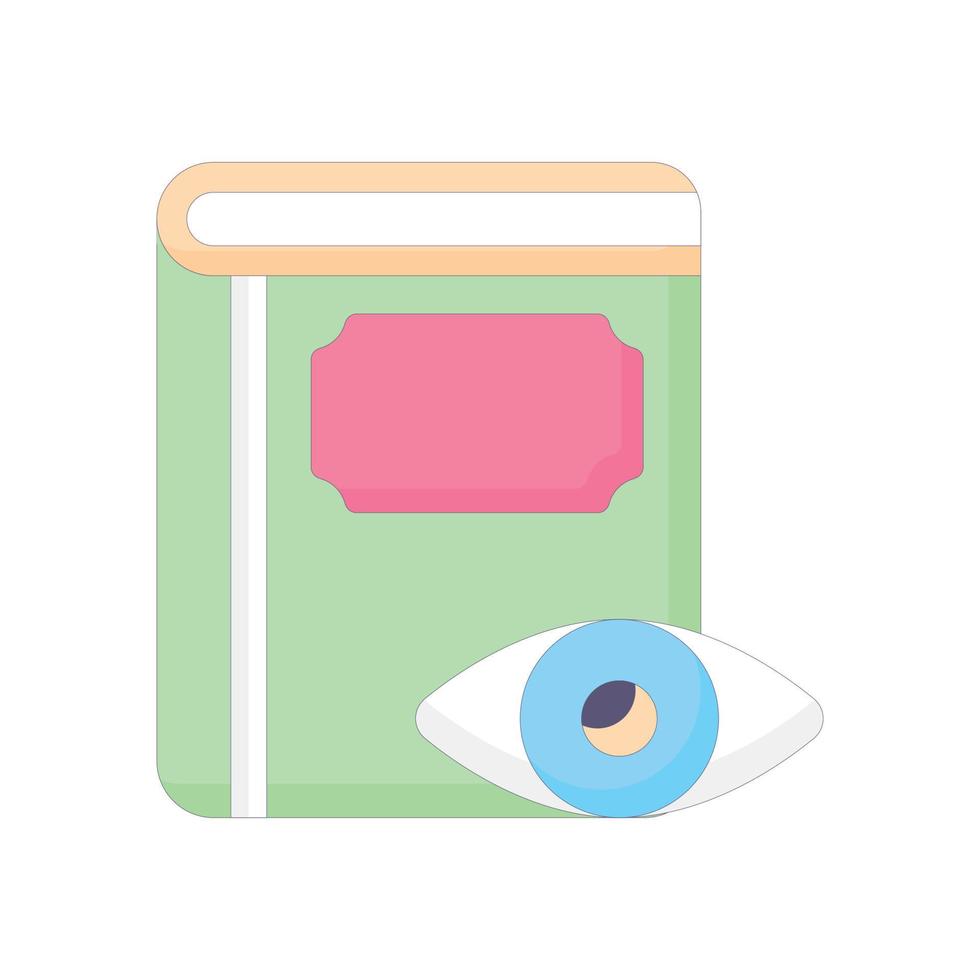 Law Book vector icon style illustration. EPS 10 file