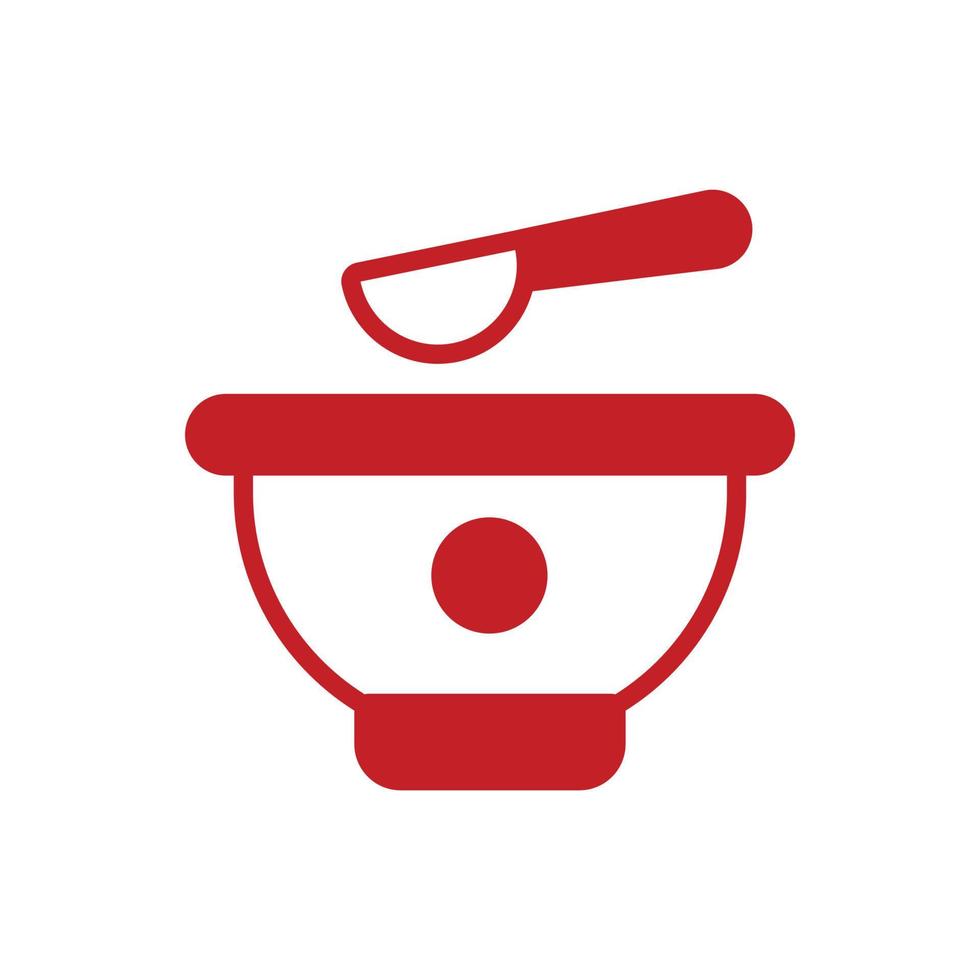 Soup Vector Solid Icon. EPS 10 FIle