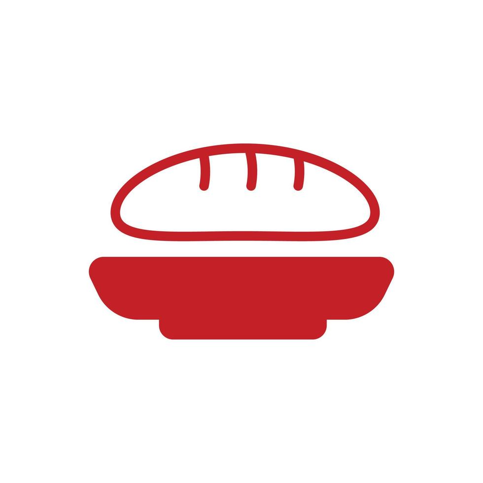 Bread Vector Solid Icon. EPS 10 FIle