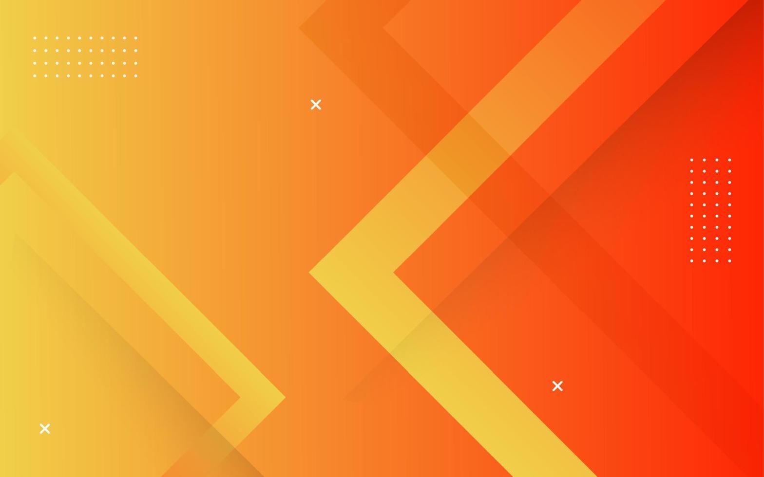 Abstract modern background gradient color. orange gradient with square decoration. vector