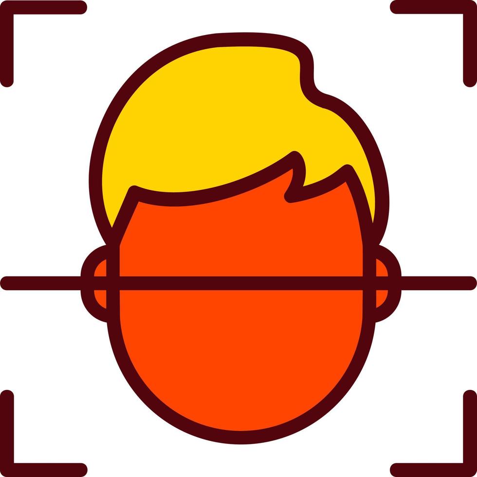 Face Scan Vector Icon