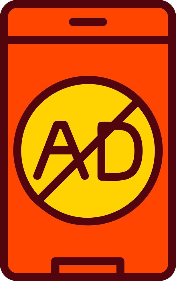 Ad Blocker Vector Icon