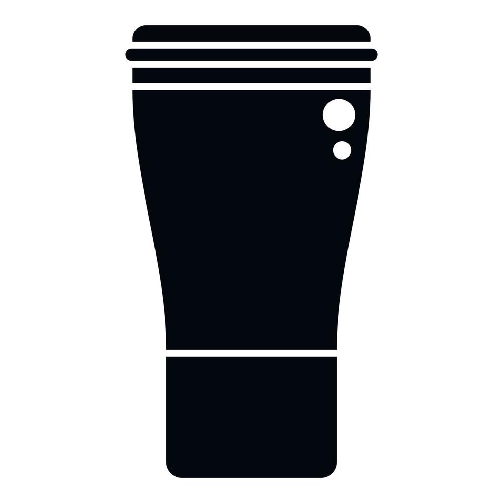 matraz termo taza icono vector simple. taza de café