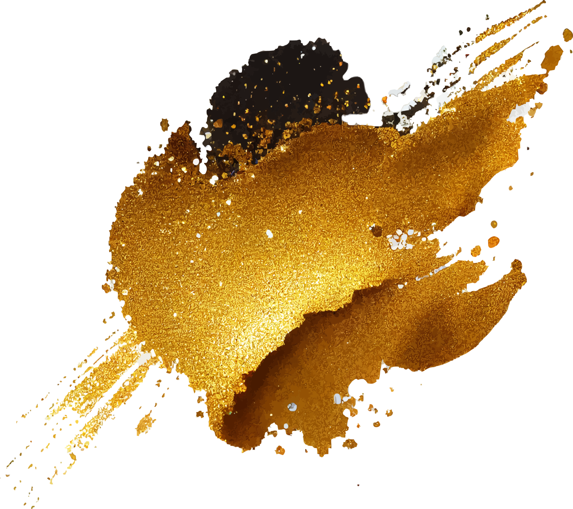 Vector Gold Glitter Paint Splash Splatter Stock Vector (Royalty Free)  420652474