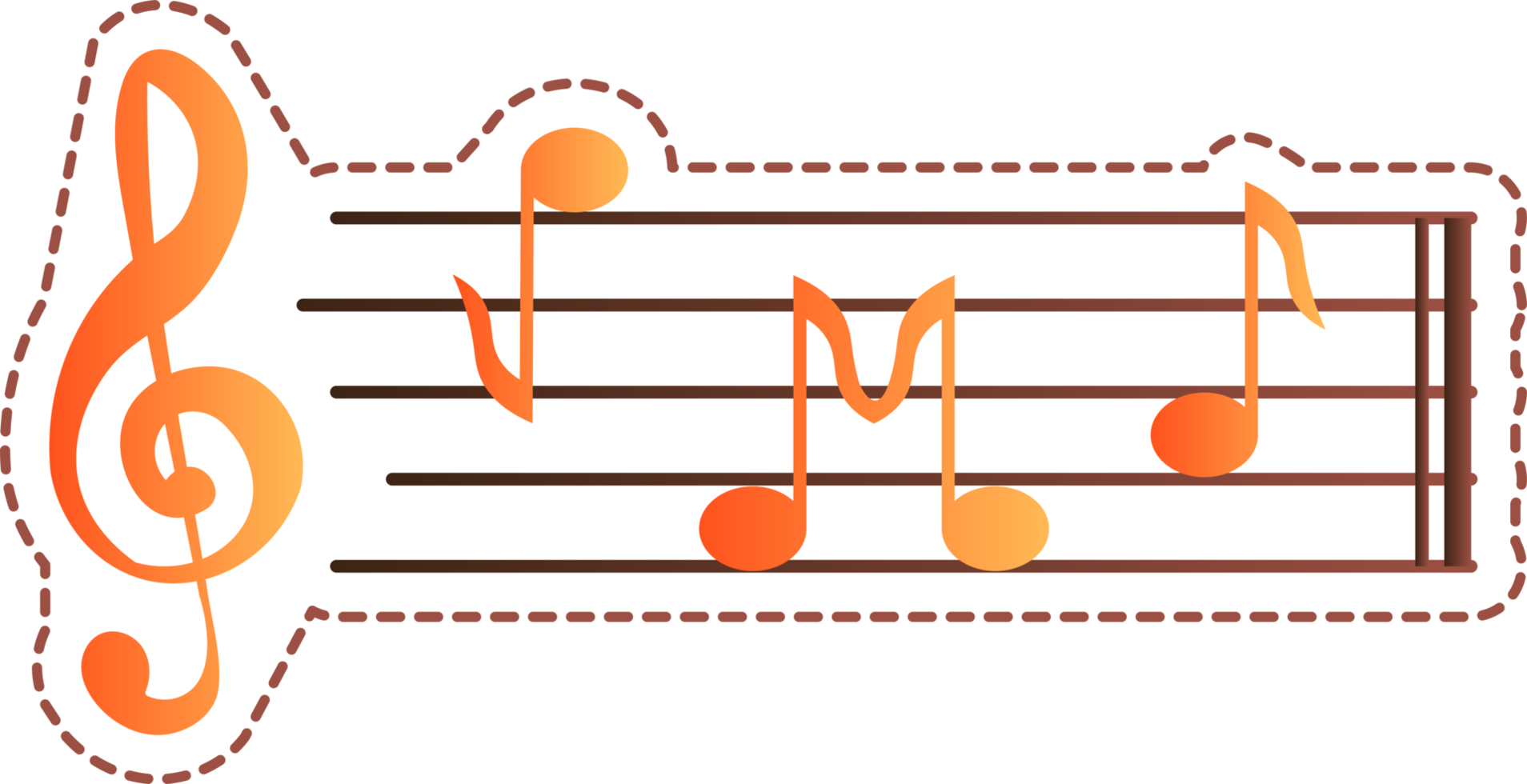 estetico musica retrò strumentale cartone animato png