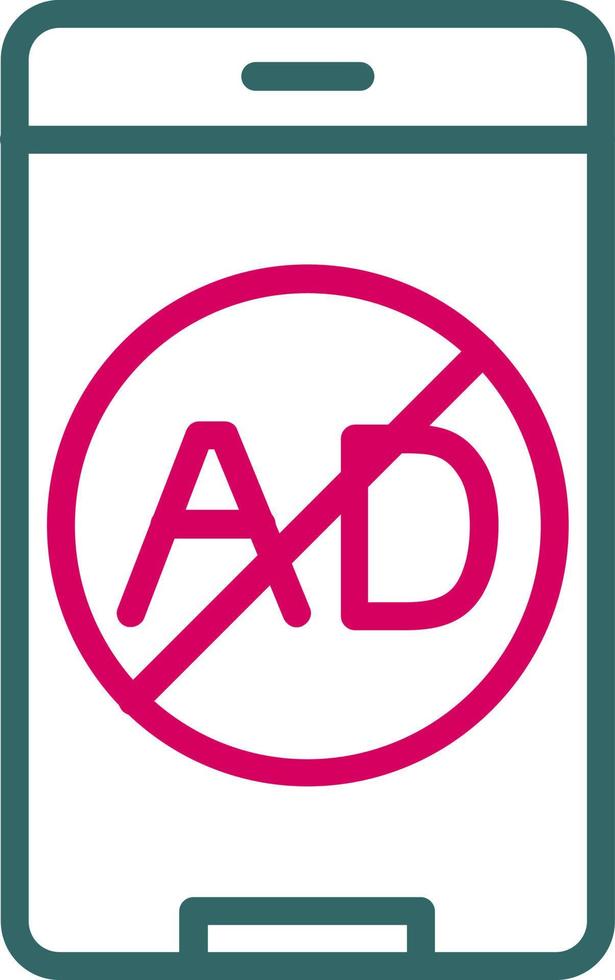Ad Blocker Vector Icon