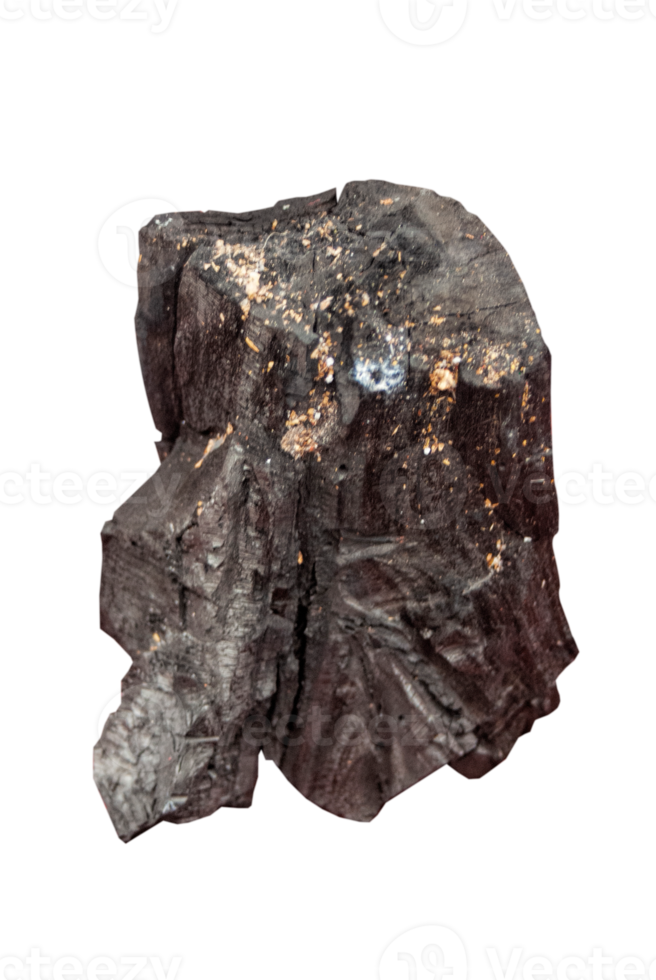 naturale legna carbone, tradizionale carbone o difficile legna carbone isolato su transparant sfondo png