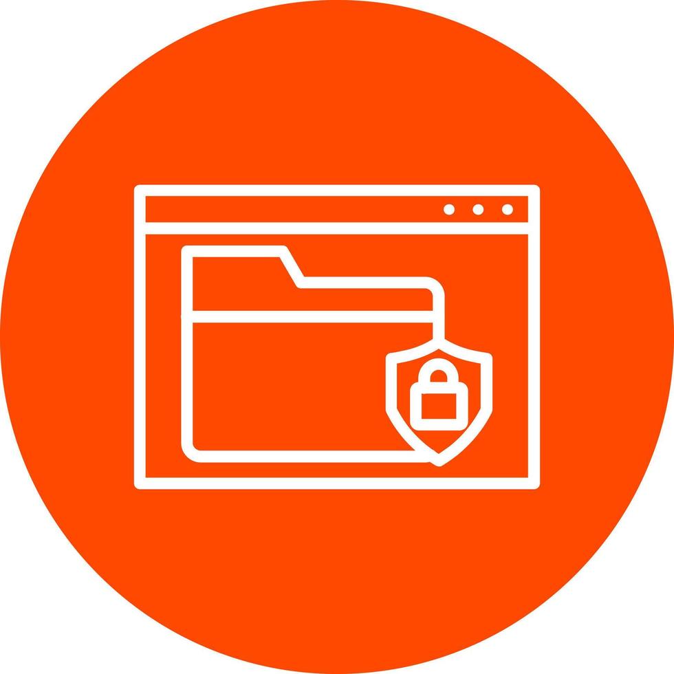 icono de vector de carpeta