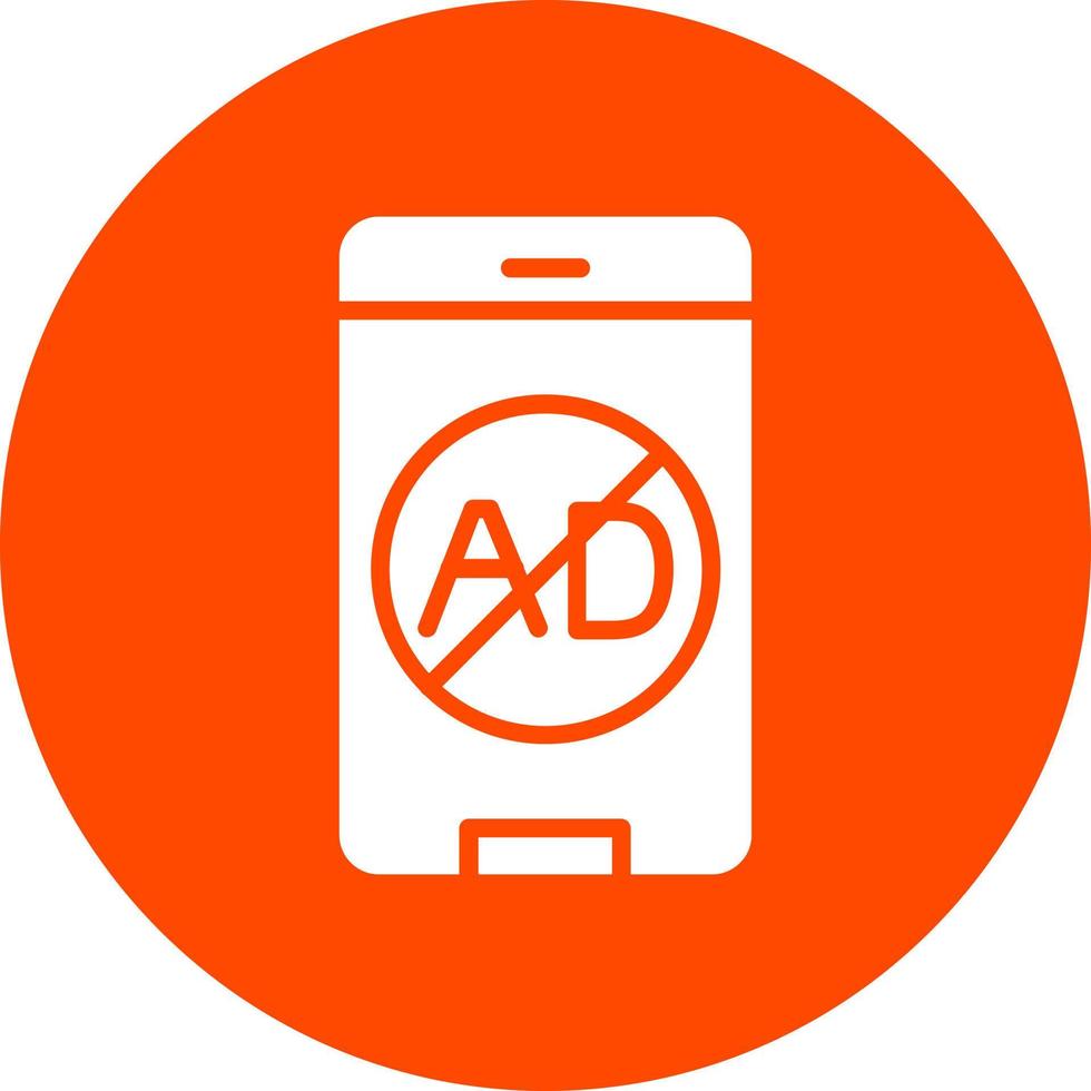 Ad Blocker Vector Icon