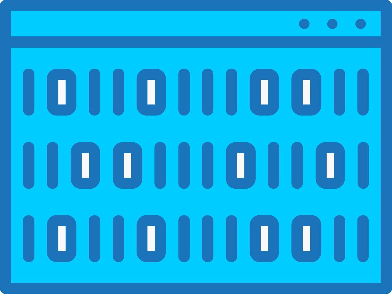 Binary Code Vector Icon