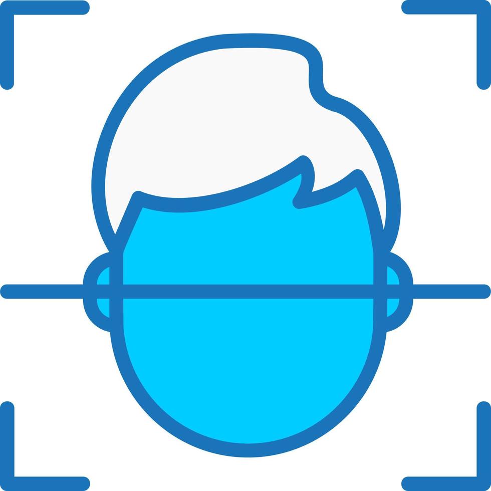 Face Scan Vector Icon