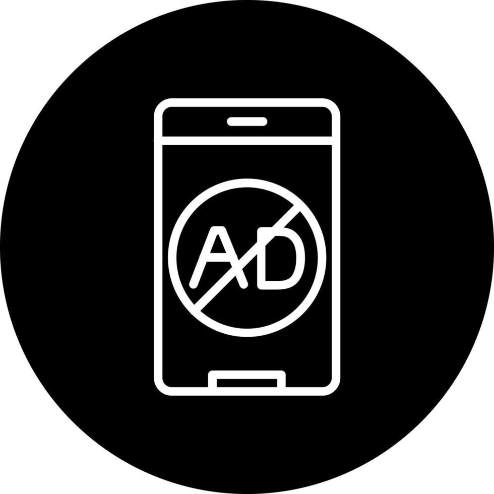 Ad Blocker Vector Icon