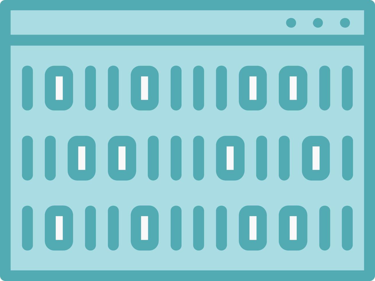 Binary Code Vector Icon