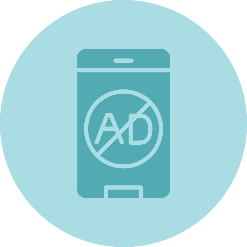 Ad Blocker Vector Icon
