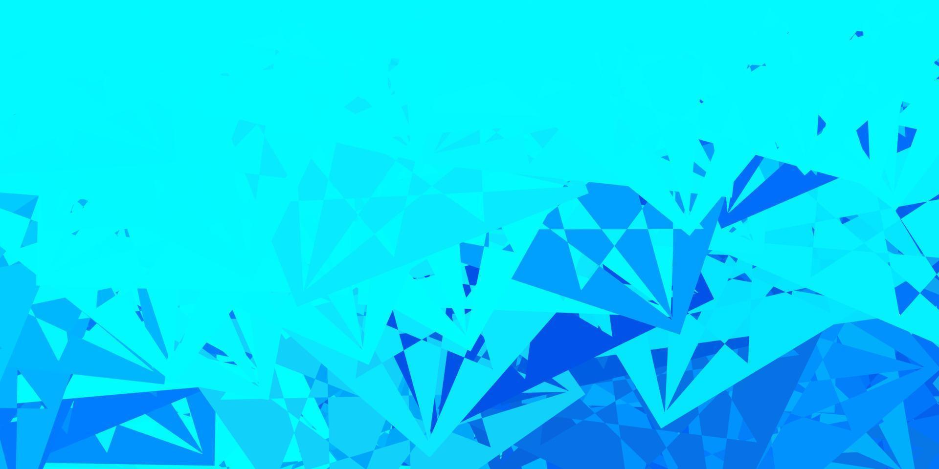 Light BLUE vector template with triangle shapes.