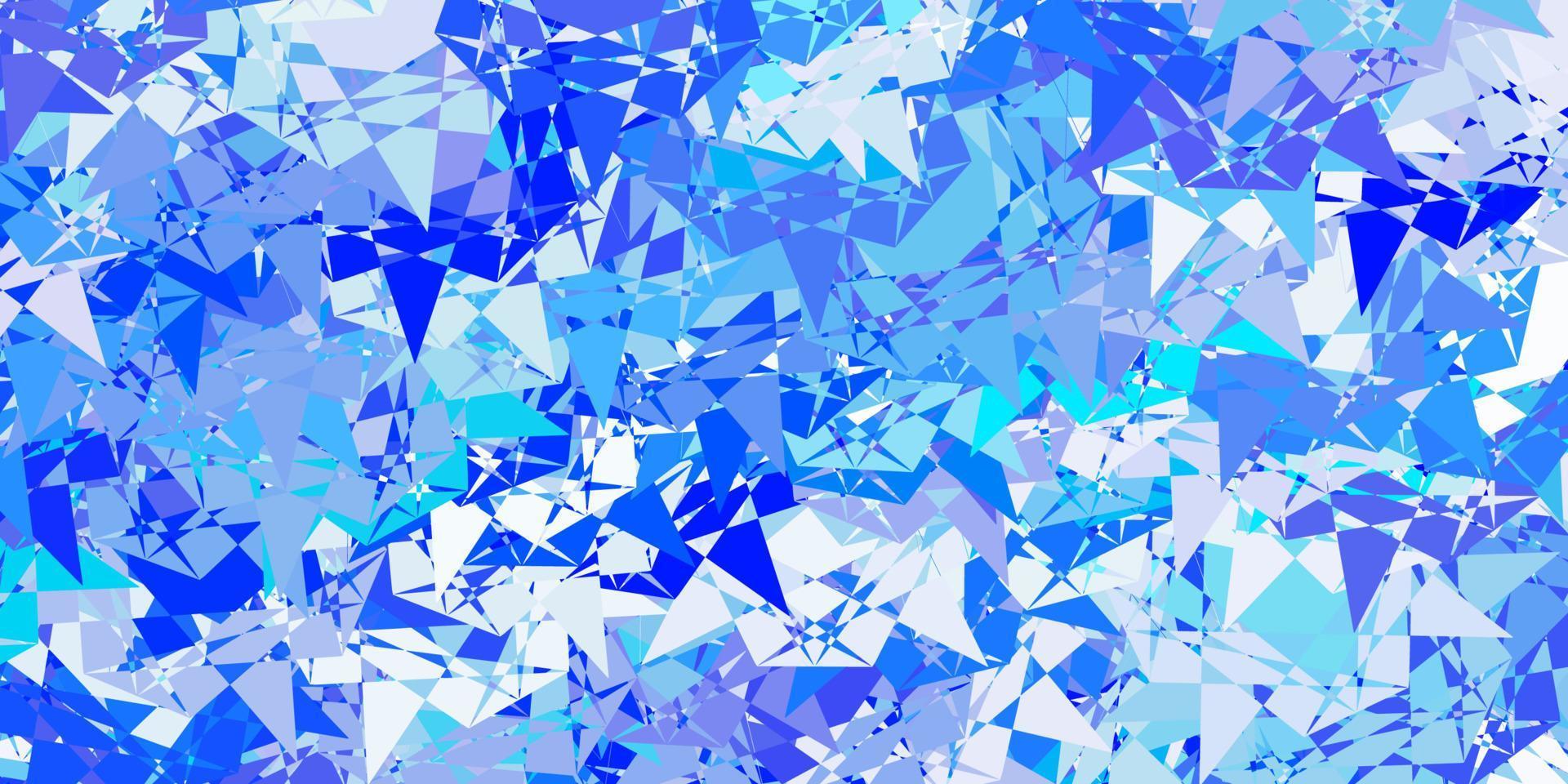 Light BLUE vector pattern with polygonal shapes.