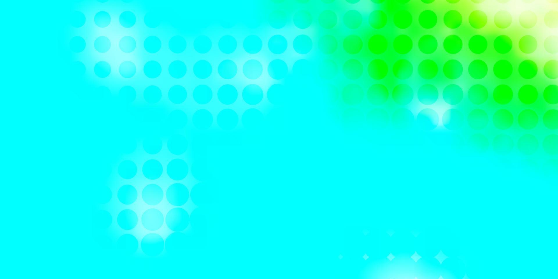 Light Blue, Green vector texture with disks.