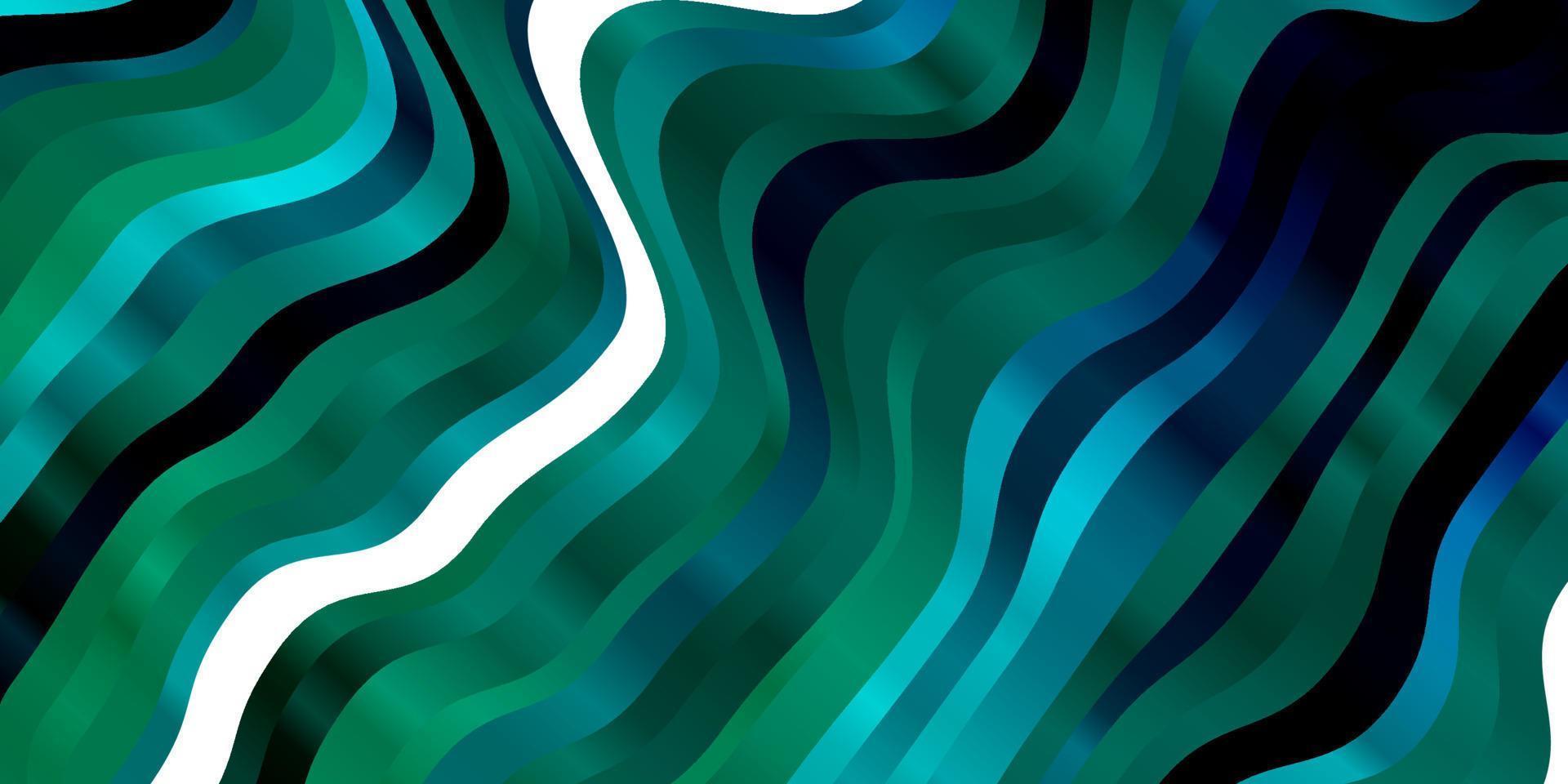 Light Blue, Green vector texture with curves.