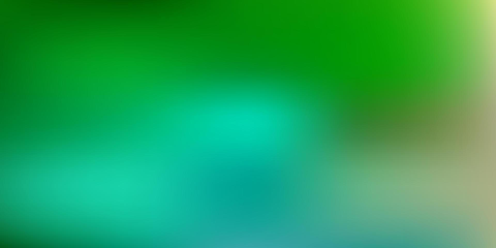 Light blue, green vector abstract blur backdrop.