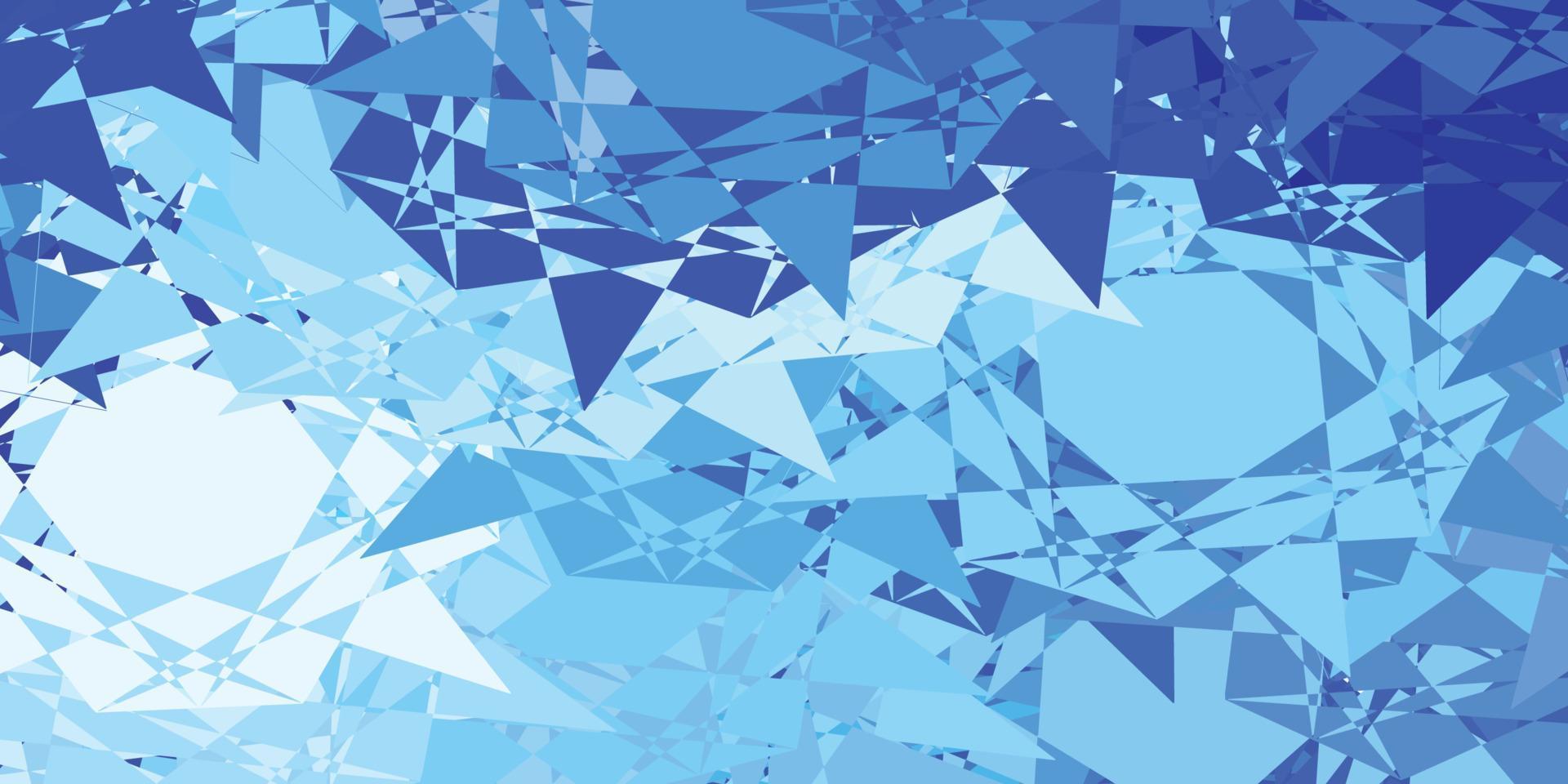Light Pink, Blue vector background with triangles.