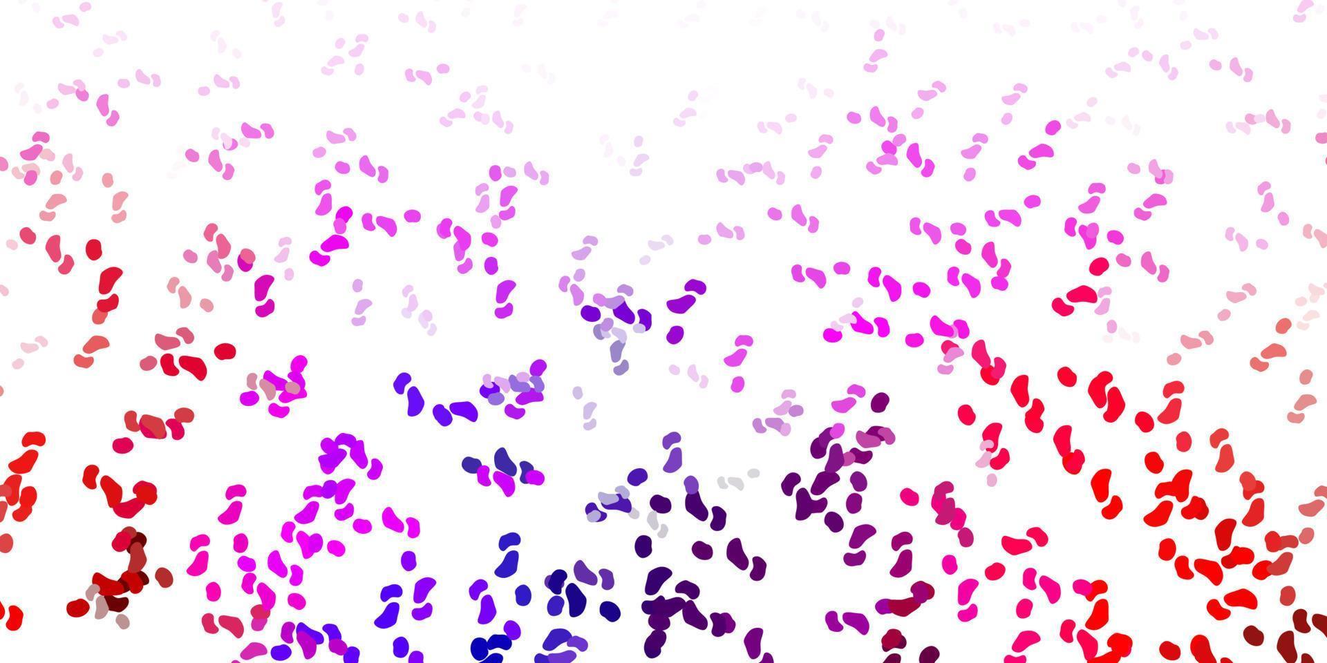 Light pink, red vector template with abstract forms.