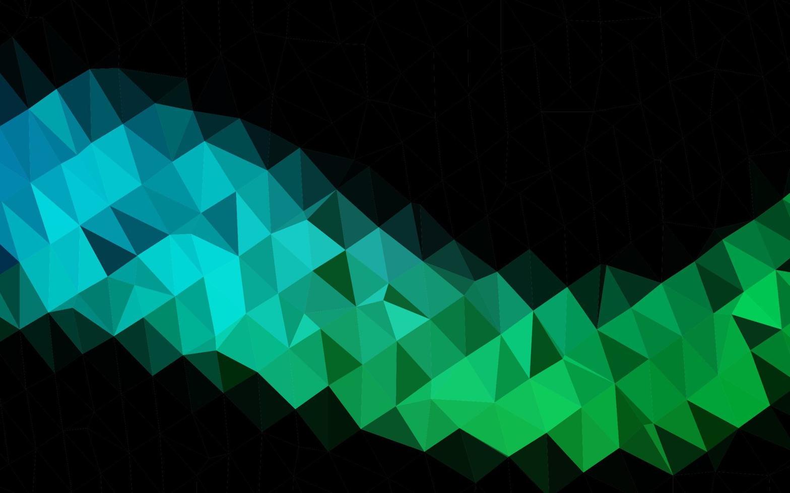 Light Blue, Green vector low poly layout.