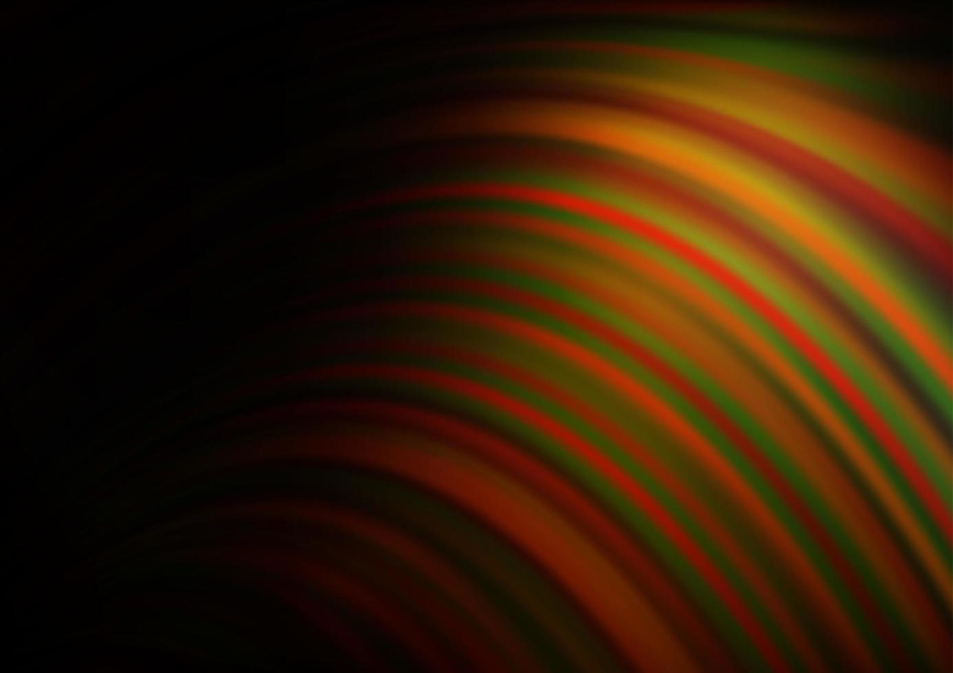 Dark Orange vector background with lava shapes.